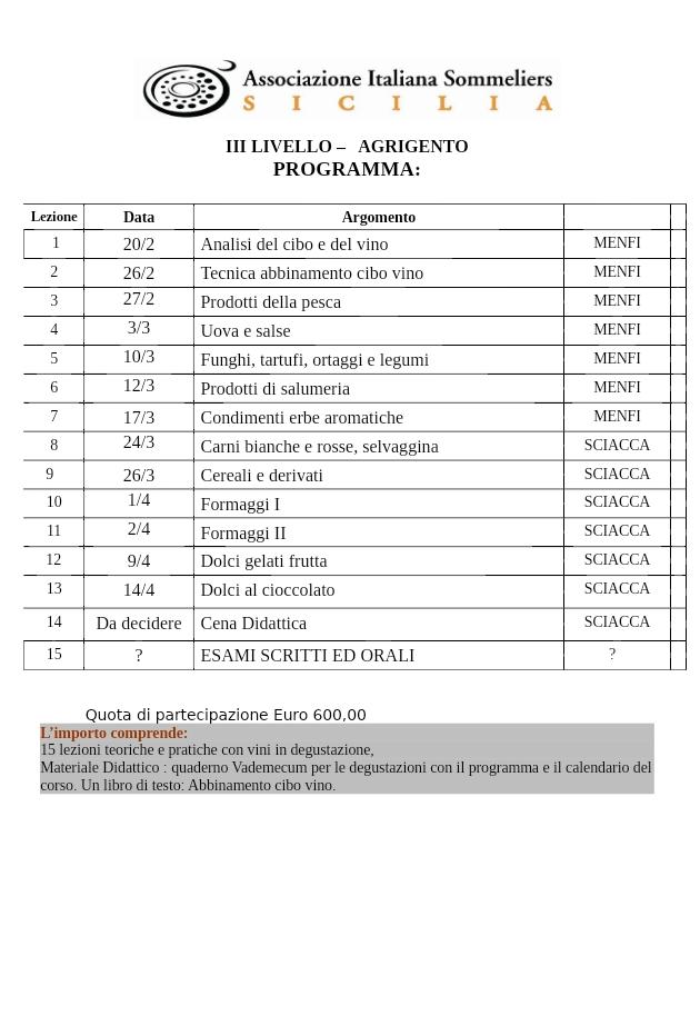 Calendario