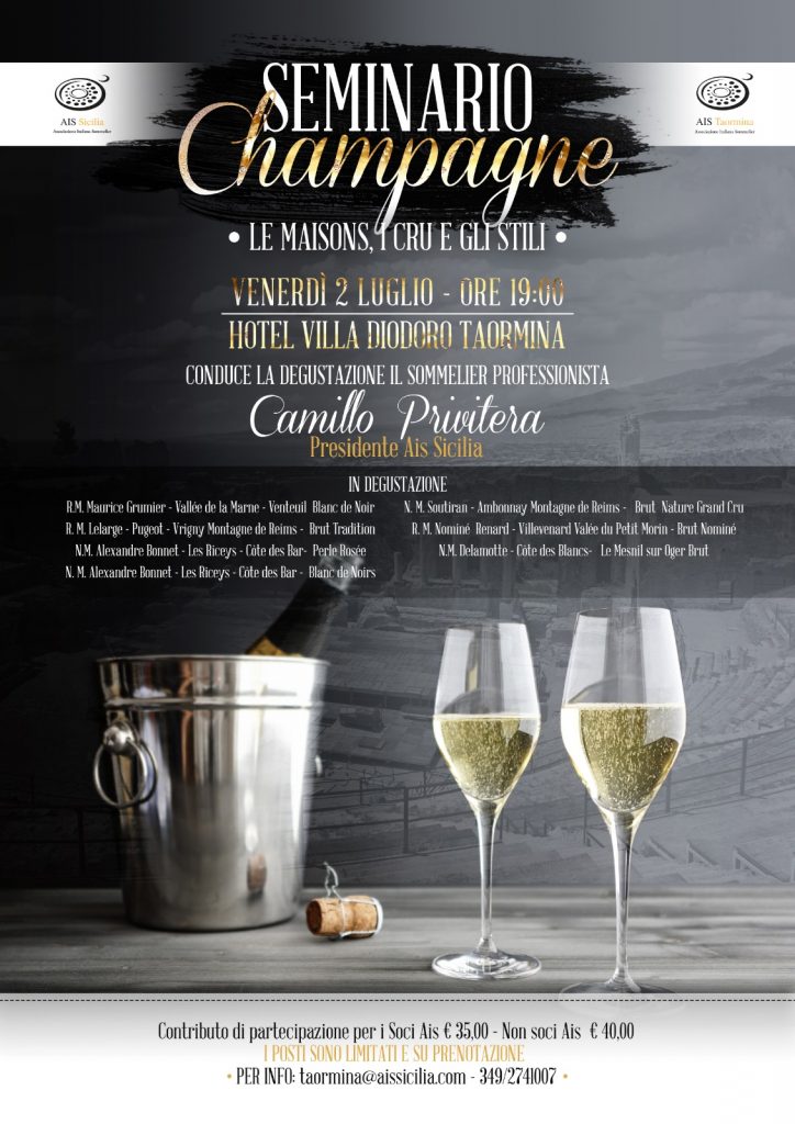 Seminario Champagne: le maison, i cru e gli stili - 02 Luglio 2021