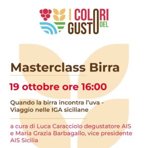 colori del gusto masterclass birra