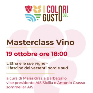 colori del gusto masterclass etna