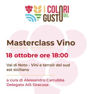 colori del gusto masterclass val di noto